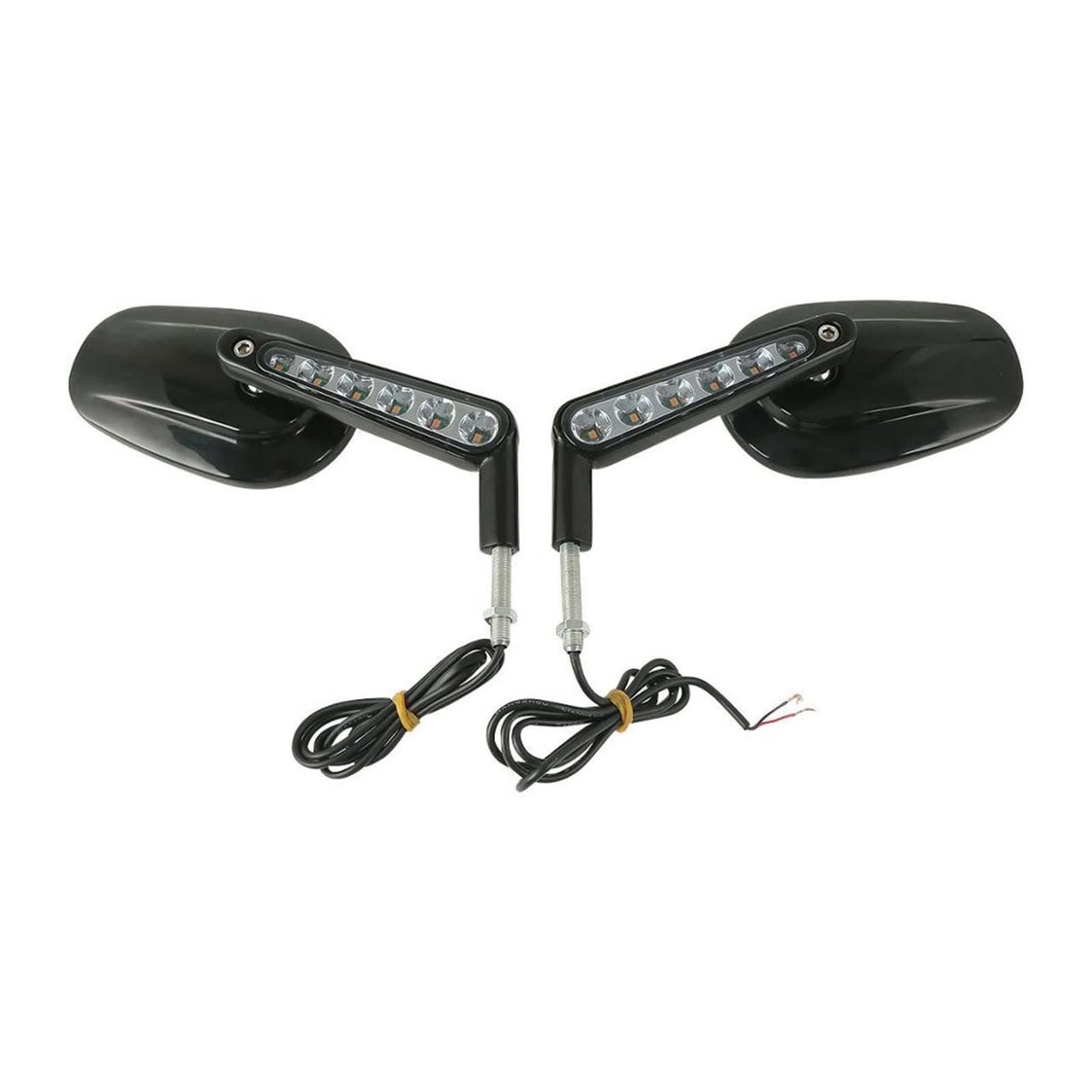 【S202500018】☆未使用美品☆ハーレー V ROD VRSCF バックミラー LED ウインカー (Color : 黒) S202500018】☆未使用美品☆ハーレー V ROD VRSCF バックミラー LED